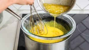 Emulsion mechanics and 4 proven rules to prevent disastrous broken sauces showing emulsion mechanics