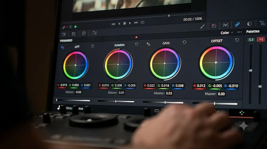 Film Color Grading Mechanics and 4 Proven Rules to Craft Unforgettable Visual Storytelling showing film color grading mechanics