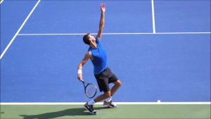 Tennis Serve Kinetic Chain Mechanics and 4 Proven Rules That Unlock Devastating Power showing tennis serve kinetic chain