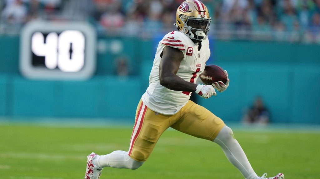 Deebo Samuel Sidelined as 49ers Face 3 Major Hurdles Against Commanders illustrating deebo samuel