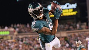 DeVonta Smith Sparks 3 Critical Shifts as Philadelphia Eagles Clash With Carolina illustrating devonta smith