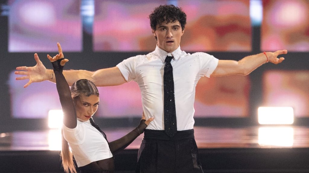 Ezra Frech Captivates Millions with 4 Major Triumphs Across the Ballroom illustrating ezra frech