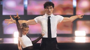Ezra Frech Captivates Millions with 4 Major Triumphs Across the Ballroom illustrating ezra frech