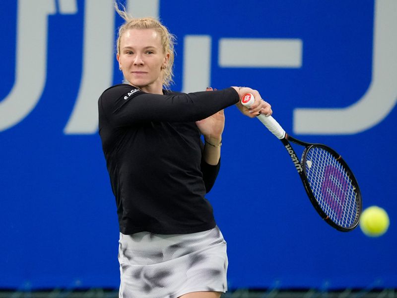 Katerina Siniakova Delivers 3 Major Shocks in Dominant Japan Open Final Surge illustrating katerina siniakova