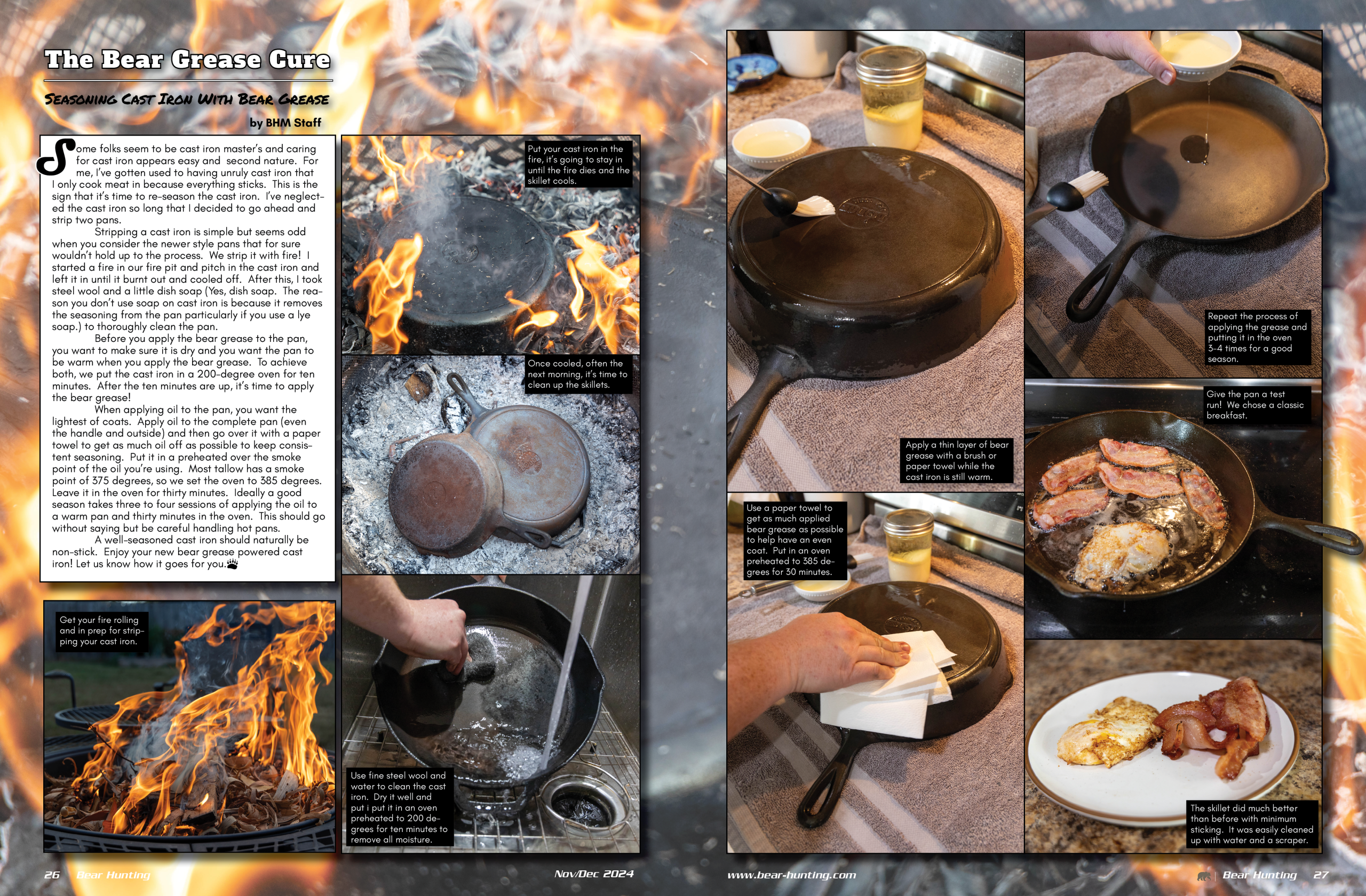 Detailed breakdown illustrating why cast iron seasoning mechanics matters