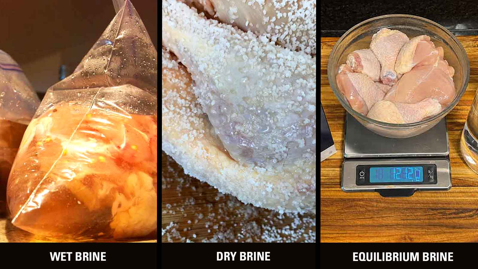 Detailed breakdown illustrating why dry brining meat science matters