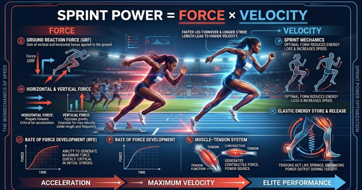 Detailed breakdown illustrating why sprint acceleration biomechanics matters