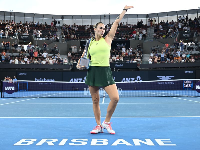 Detailed analysis view examining aryna sabalenka