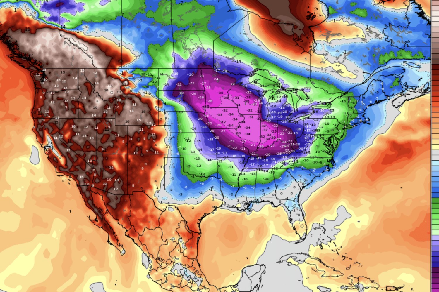 Detailed analysis view examining farmers almanac winter forecast