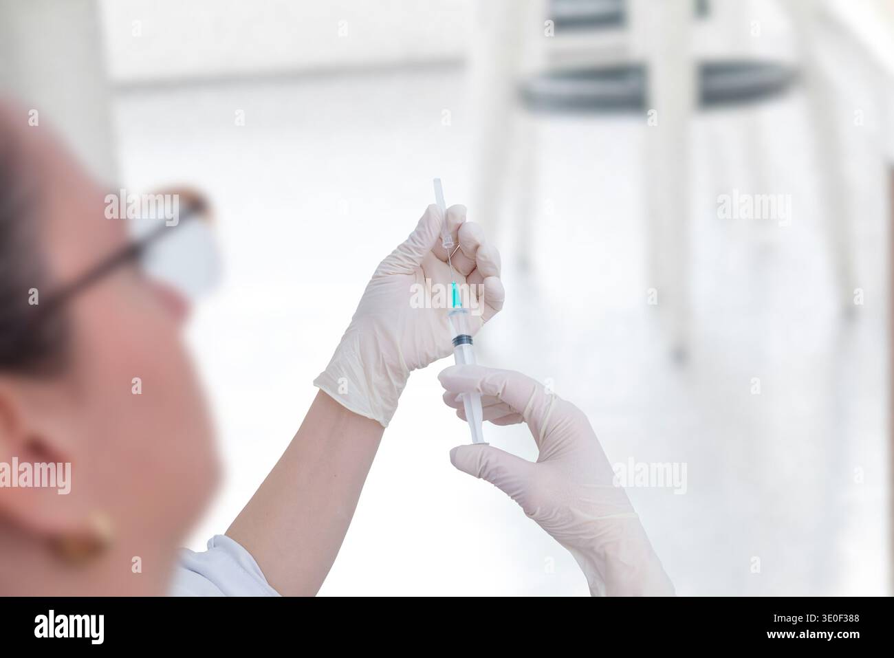 Detailed analysis view examining flu shots