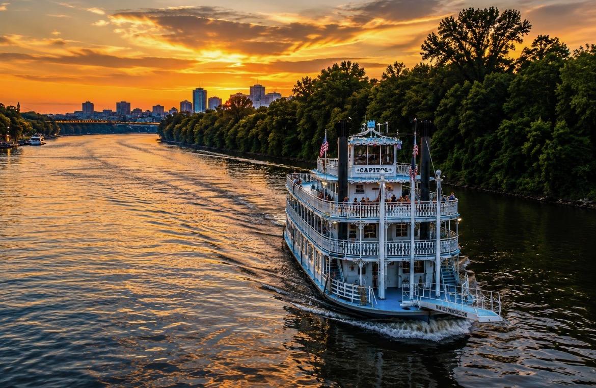 Detailed analysis view examining general jackson showboat