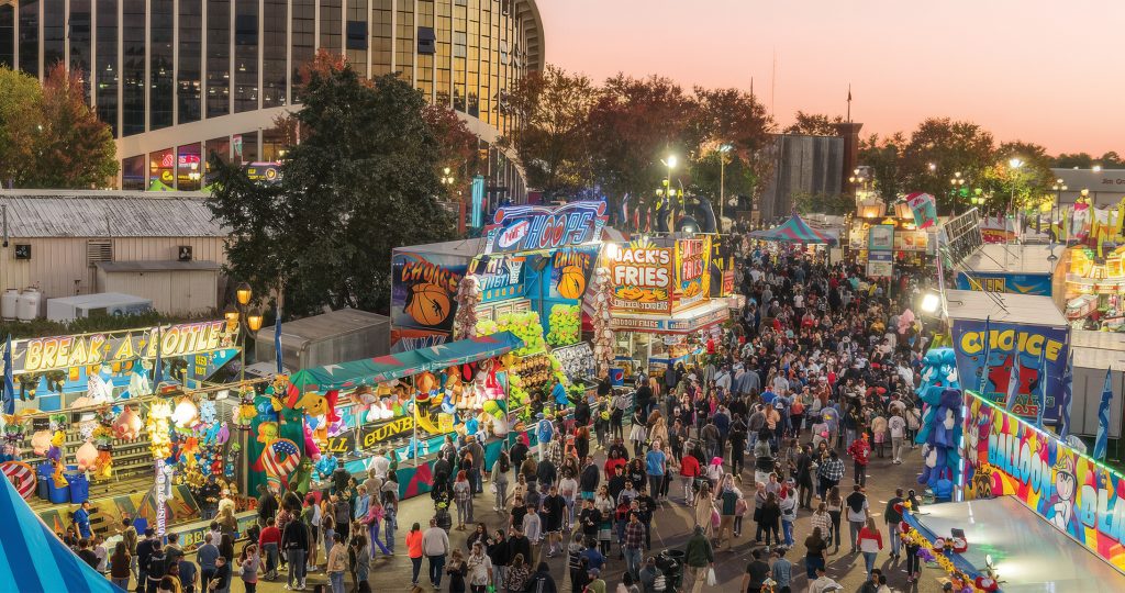 Detailed analysis view examining nc state fair